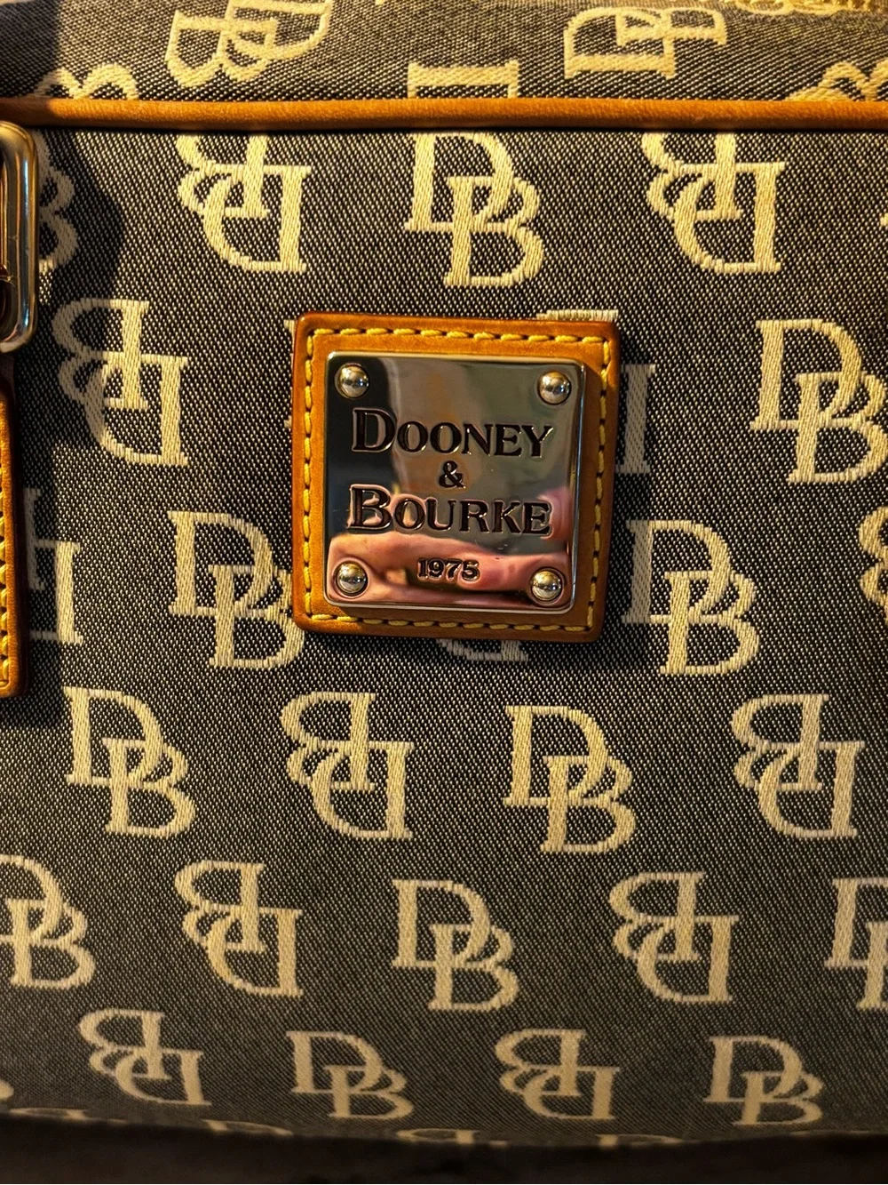 Dooney & Bourke Vintage DB Monogram Signature Satchel